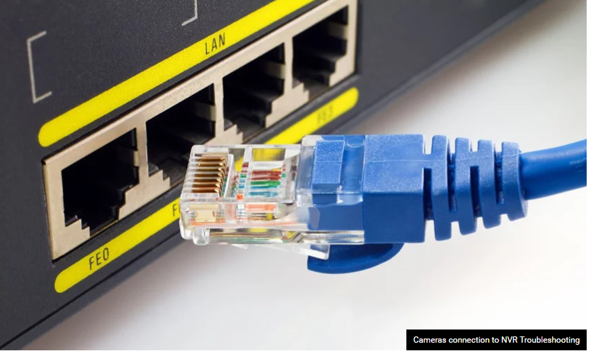 TROUBLESHOOTING IP CAMERAS CONNECT TO THE NVR